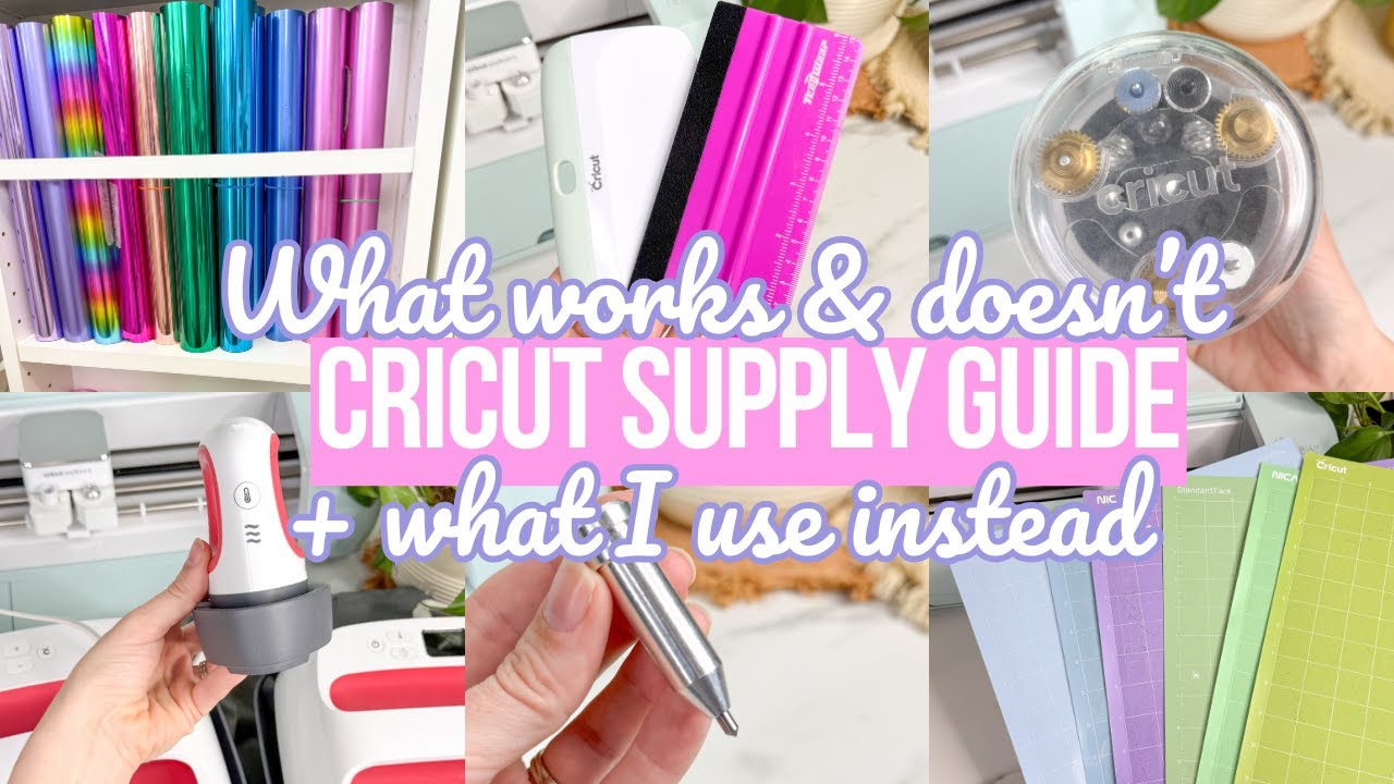 BEFORE YOU BUY CRICUT SUPPLIES WATCH THIS! WHAT NOBODY TOLD ME WHEN I FIRST GOT MY CRICUT