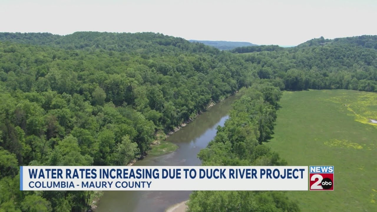 Water rates in Columbia, TN increasing due to Duck River project