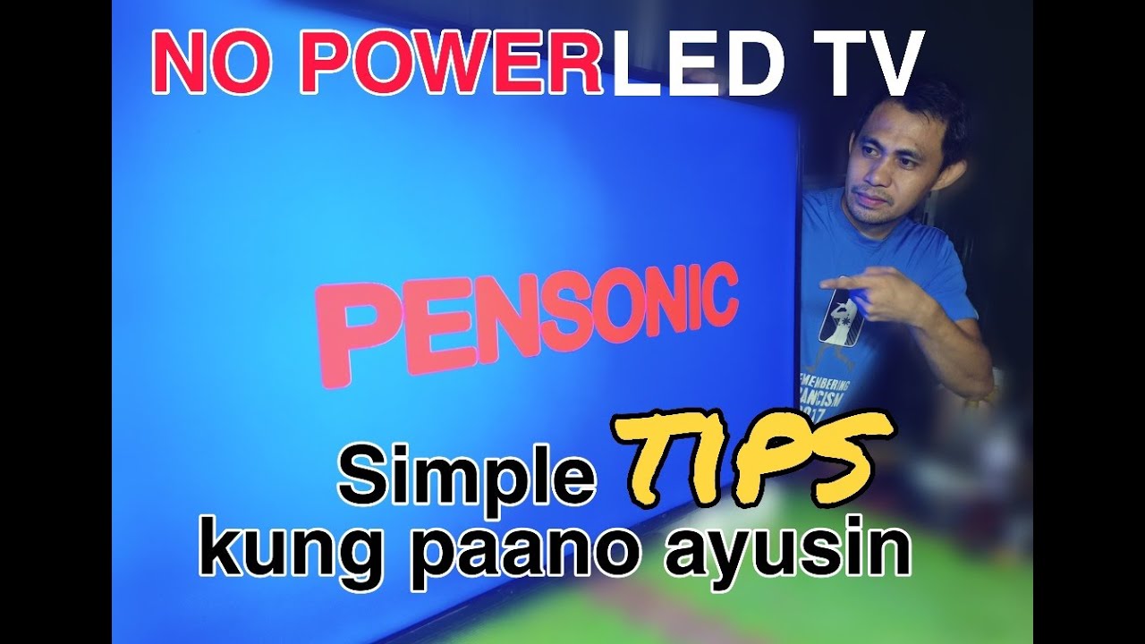 HO TO REPAIR NO POWER LED TV