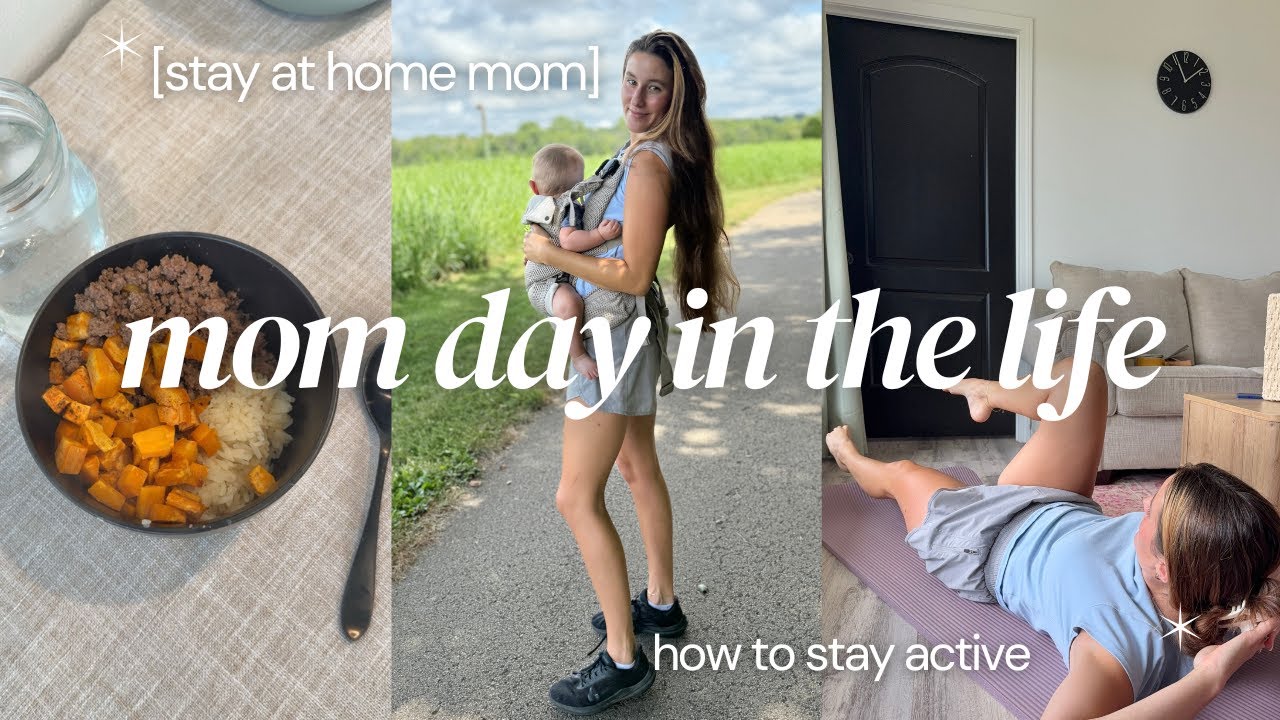 Stay-At-Home mom vlog🏃&zwj;♀️7 months postpartum update + how I stay fit