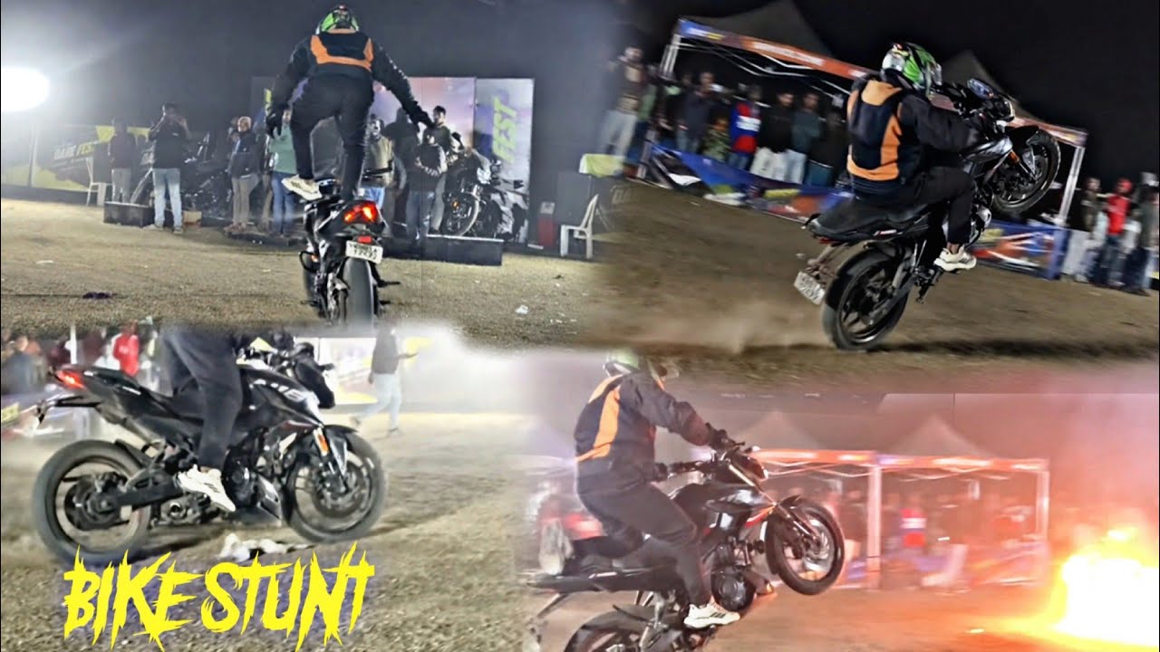 Bike stunt | bike stunt performance 🏍️🏍️