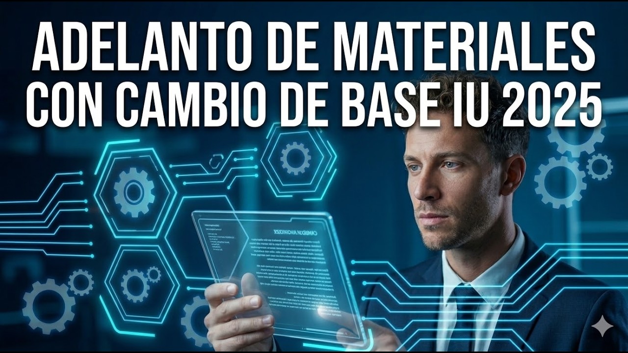 12  ADELANTO DE MATERIALES CON CAMBIO DE BASE IU 2025