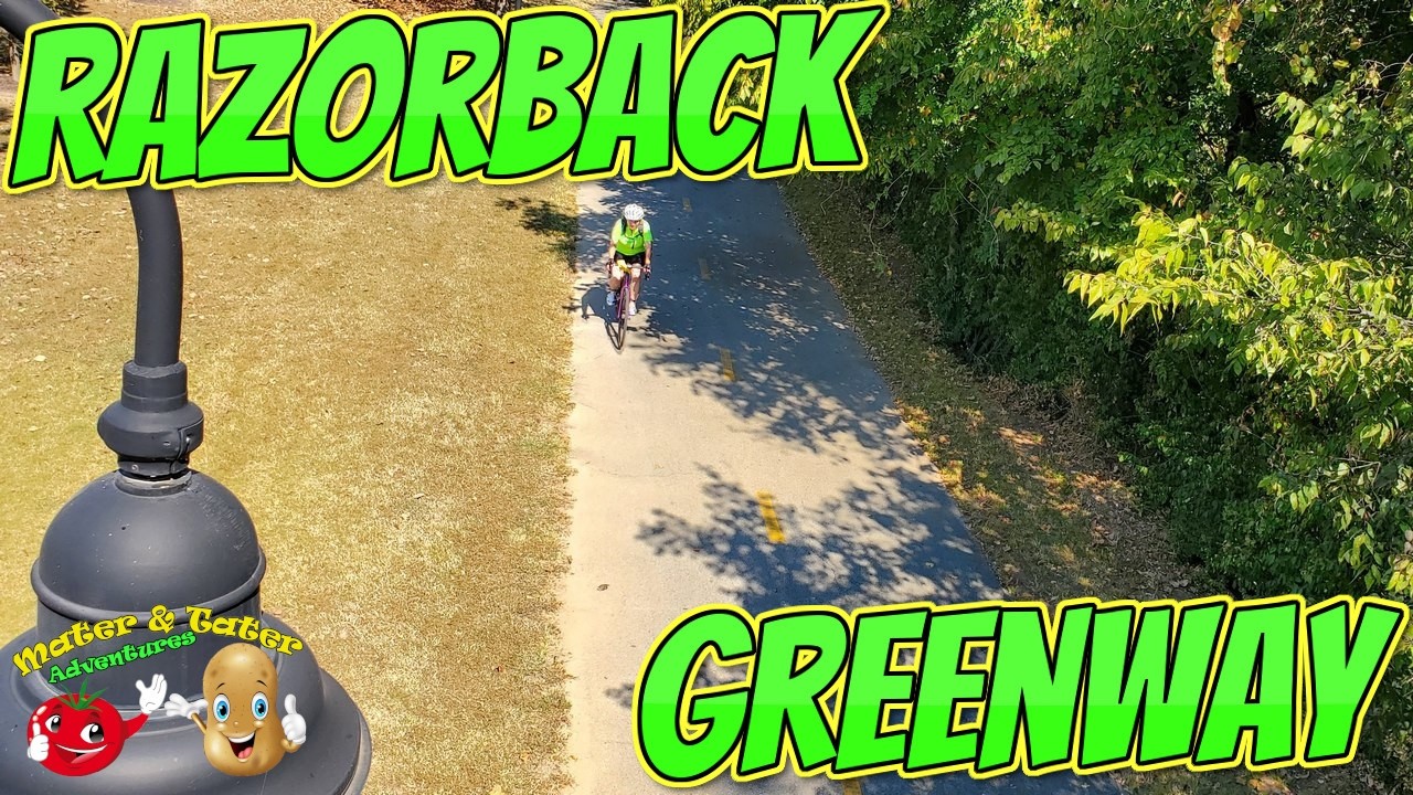 NWA Cycling Vlog: Is the Razorback Greenway WORTH IT? (GoPro Chest Cam)