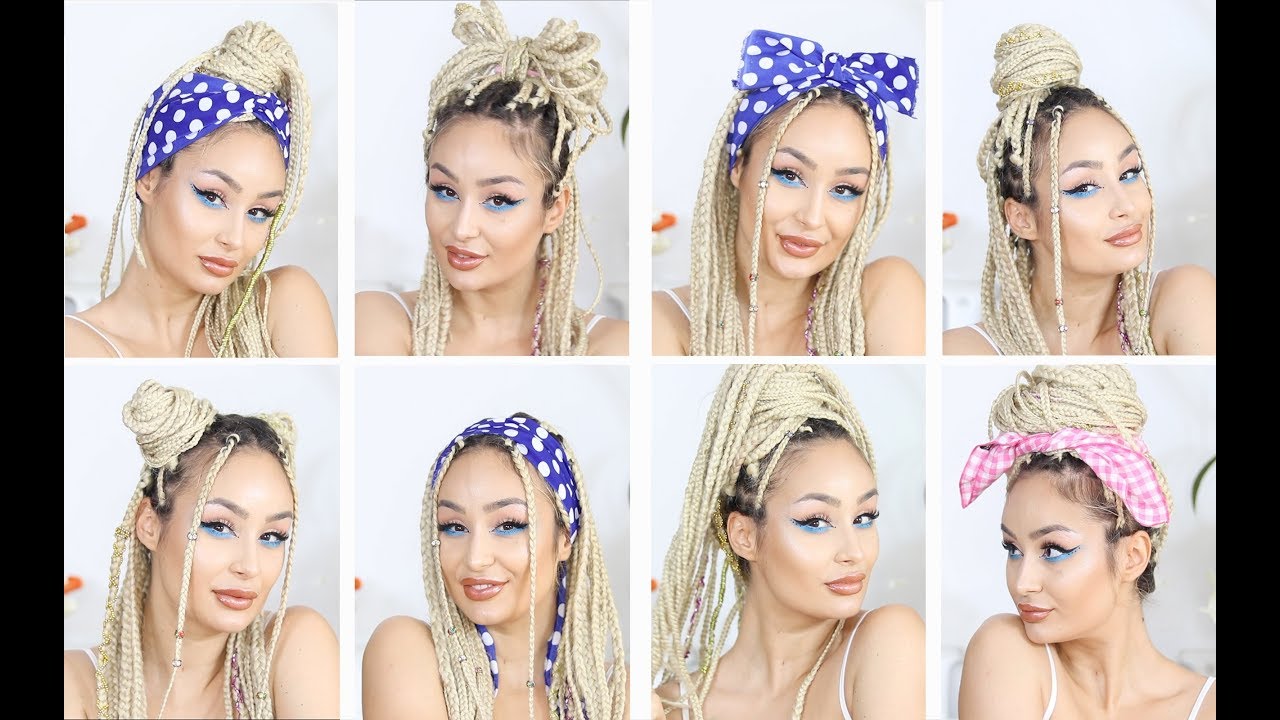 9 FELURI DE A PURTA CODITELE AFRO | 9 WAYS TO STYLE BOX BRAIDS