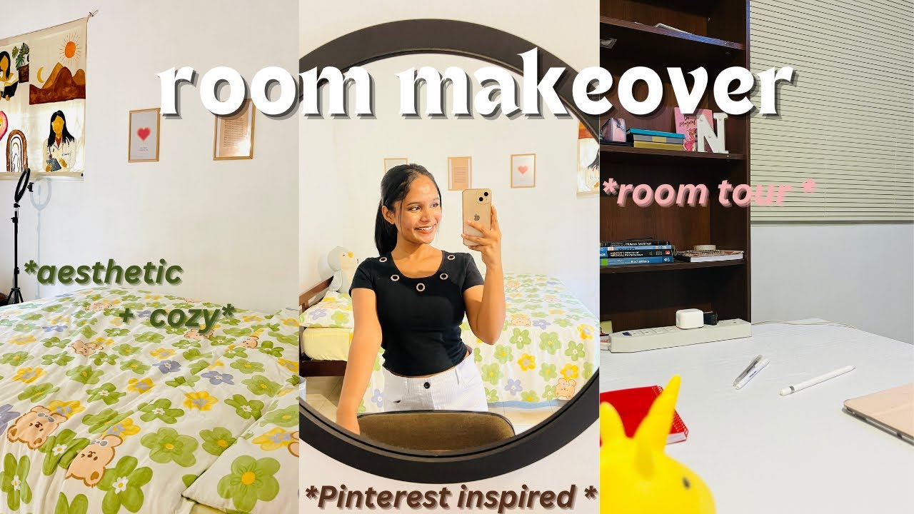 ♥︎ AESTHETIC BEDROOM MAKEOVER 🧸⭐️ *𝓟𝓘𝓝𝓣𝓔𝓡𝓔𝓢𝓣 𝓘𝓝𝓢𝓟𝓘𝓡𝓔𝓓* 🎀 +COZY(☆▽☆)
