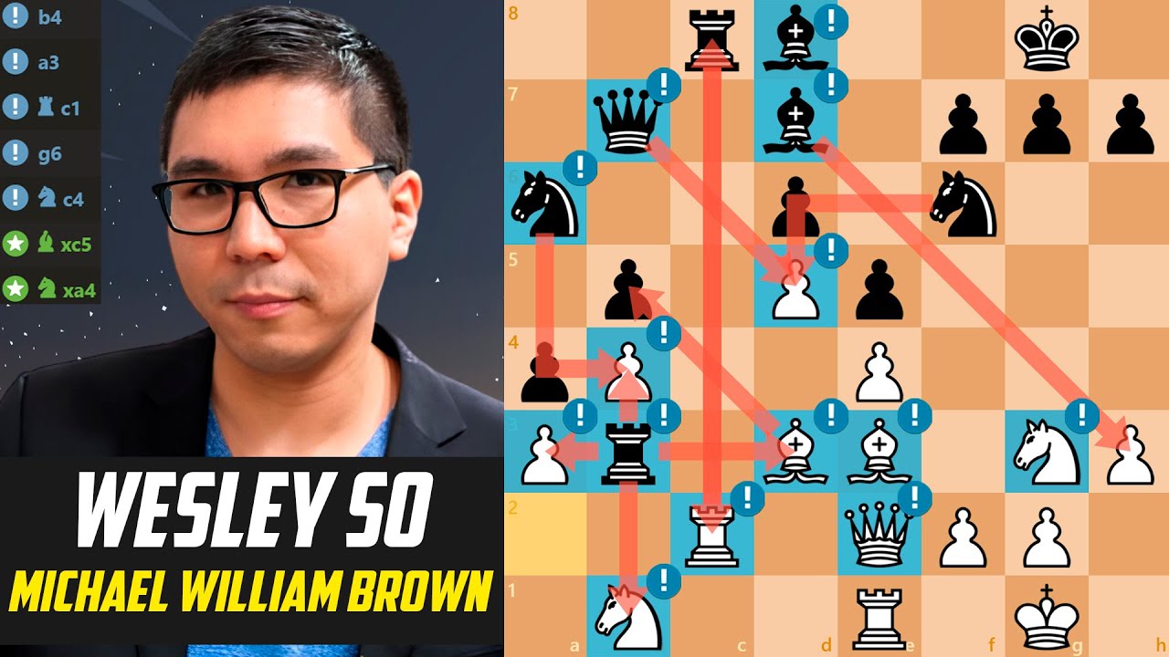 ♟️ Wesley So CRUSHES Michael Brown! [Stockfish 17]