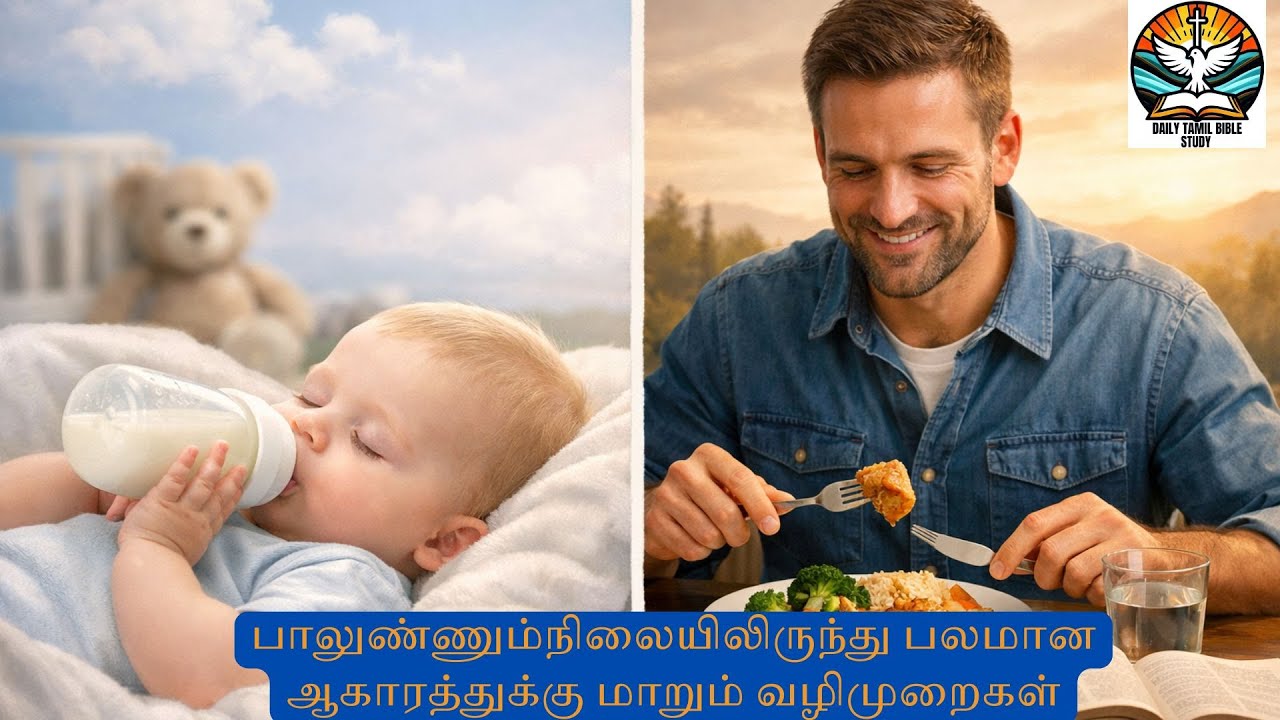 விசுவாசத்தில் பாலுண்ணும் நிலையிலிருந்து பலமான ஆகாரத்துக்கு மாறும் வழிமுறைகள் : 1 கொரி 3:1-15