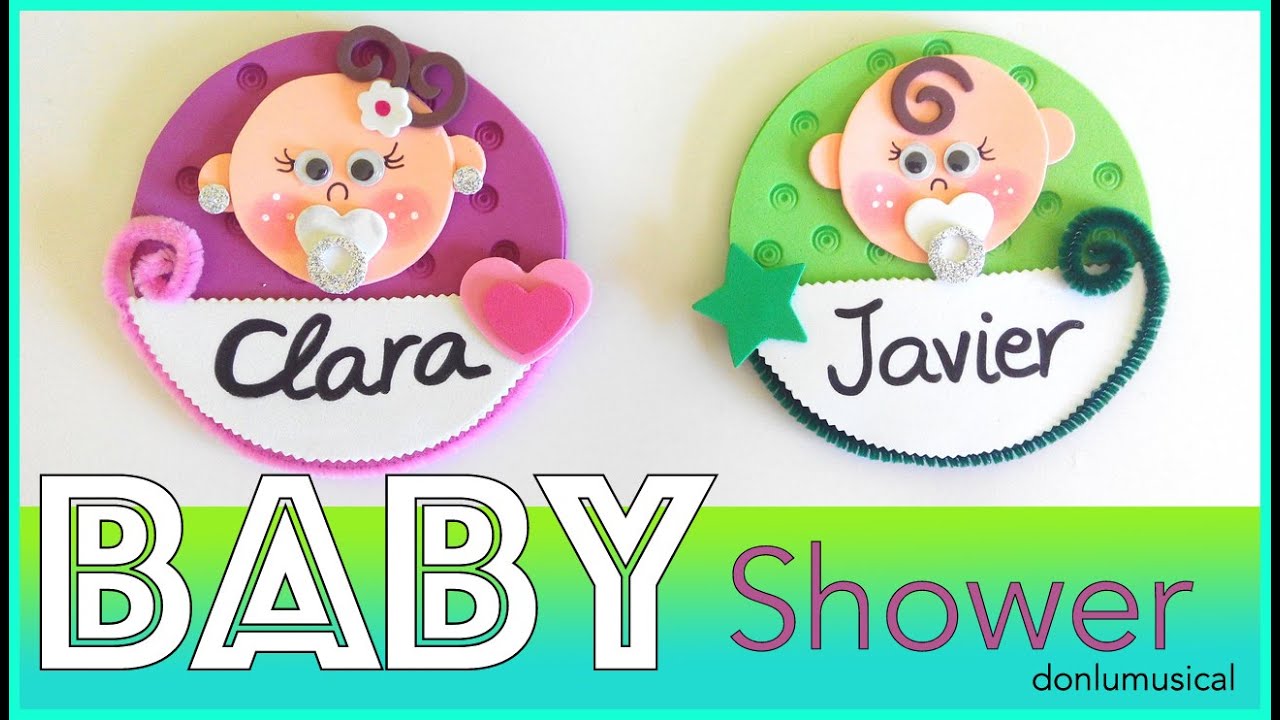 DIY Baby shower. Bautizo. Ideas, regalos, manualidades. Niño y niña.