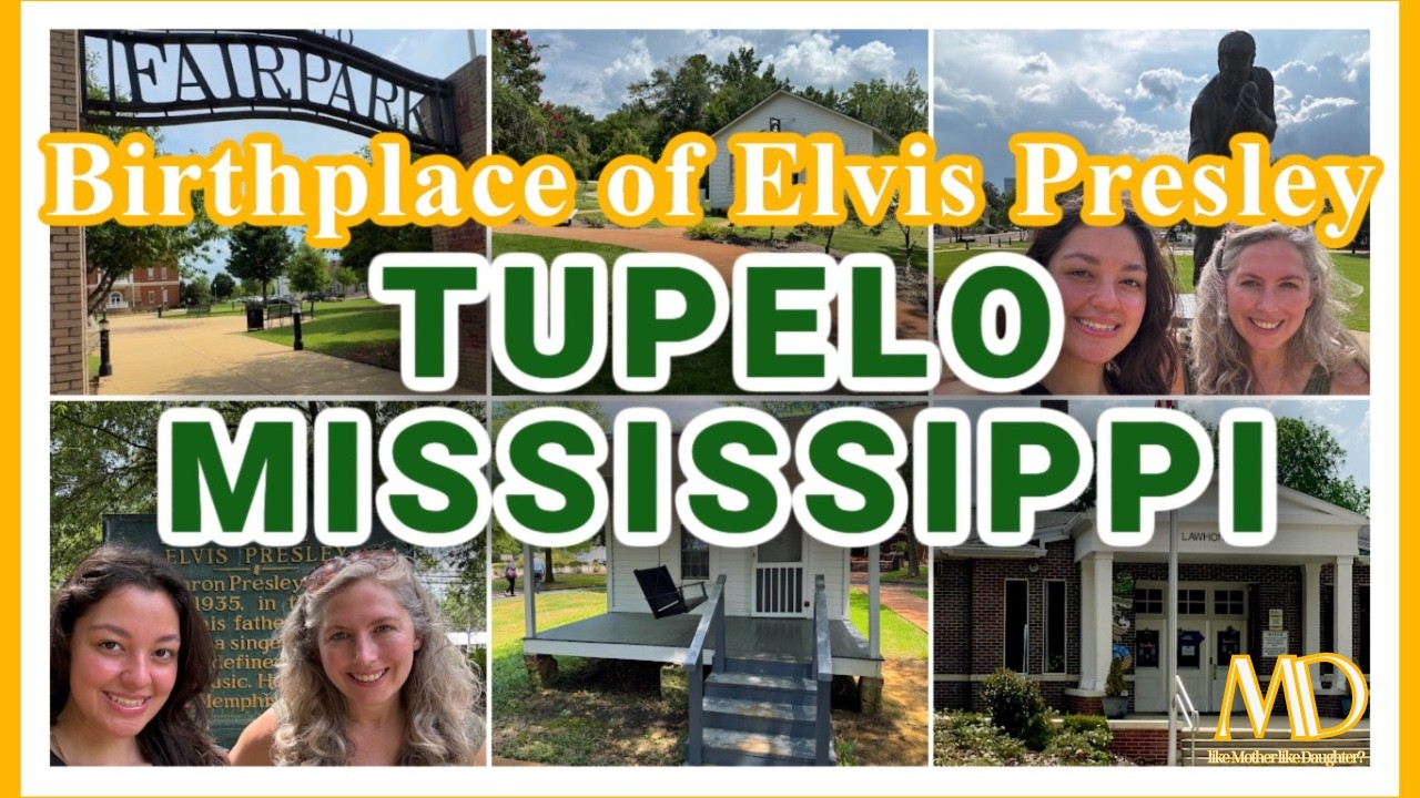 Elvis Presley’s Birthplace & Hometown Tour of Tupelo Mississippi! Summer ’24 #elvispresley
