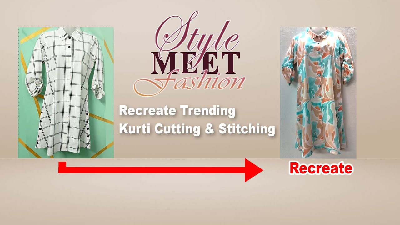 🪡 elegant Trending Kurti Cutting & Stitching #fashion #trending  #coset #2025 #dressdesighn