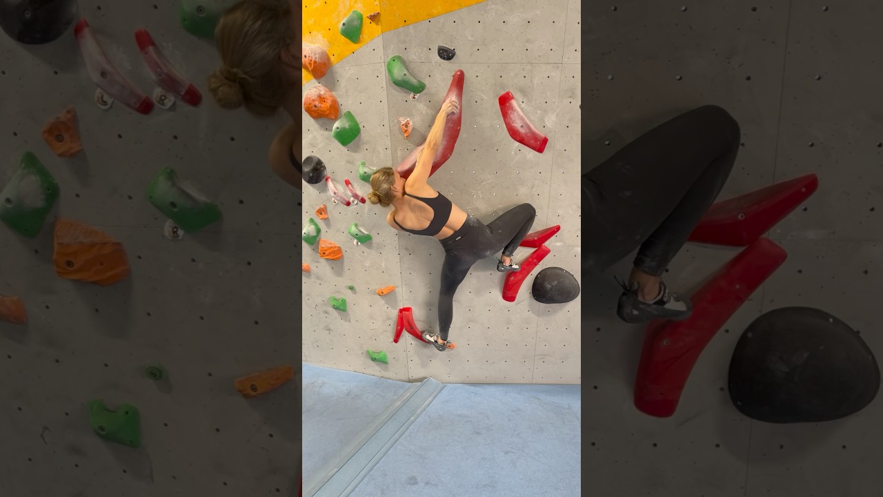 Awesome techy moves on a dyno boulder | Bouldering Germany | #bouldern #bouldering #indoorclimbing