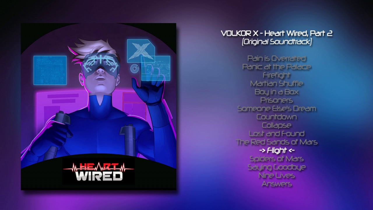 Volkor X - Flight (2020) from Heart Wired, Part 2 (Original Soundtrack) [Synthwave]