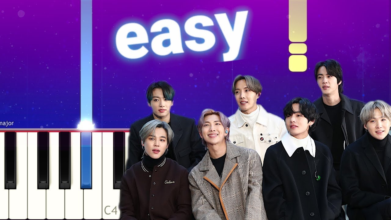 BTS  - 00:00 (Zero O'Clock) (100% EASY PIANO TUTORIAL)