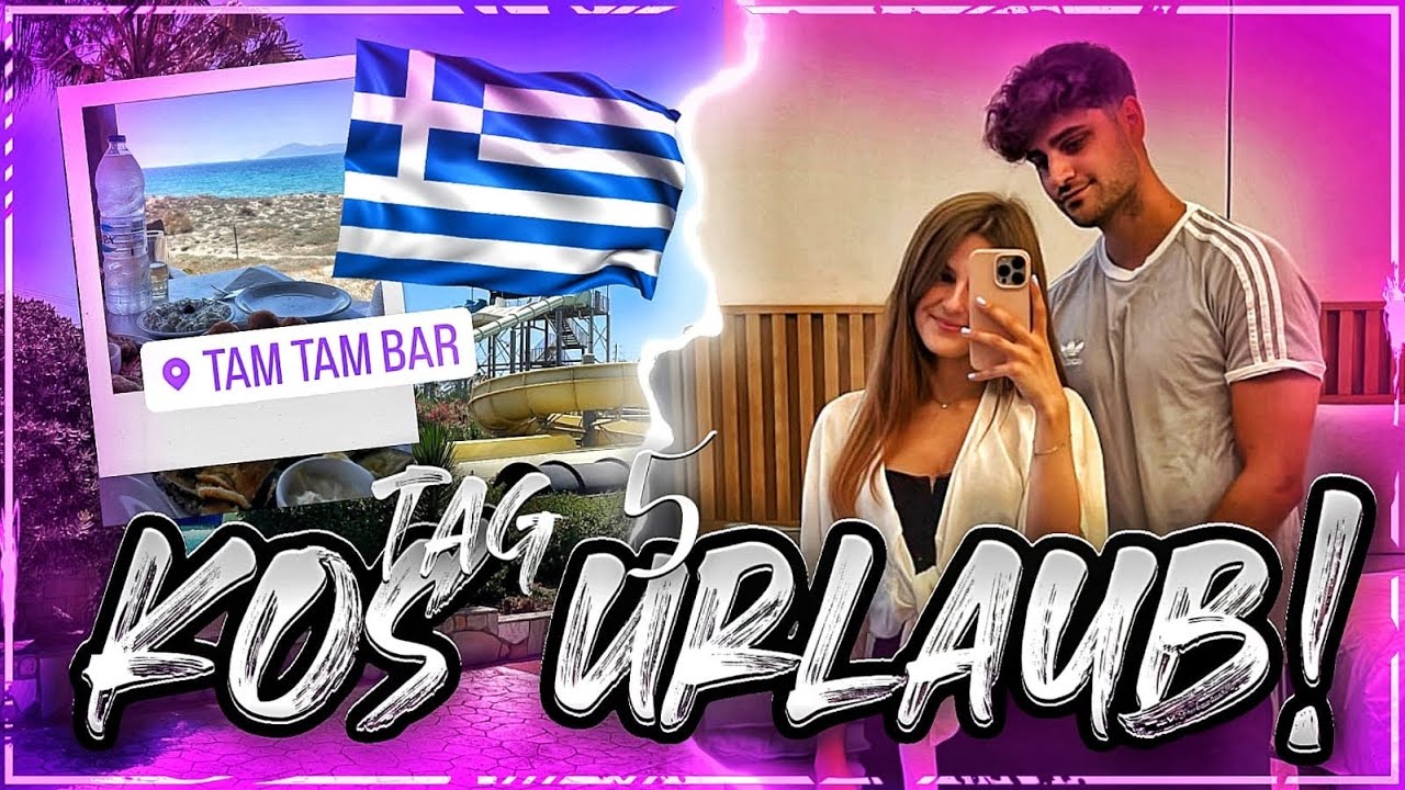 WIR SIND IM WASSERPARK IN GRIECHENLAND!😂🔥 KOS Urlaub mit MELINA - Tag 5 Vlog🙌🏼🇬🇷
