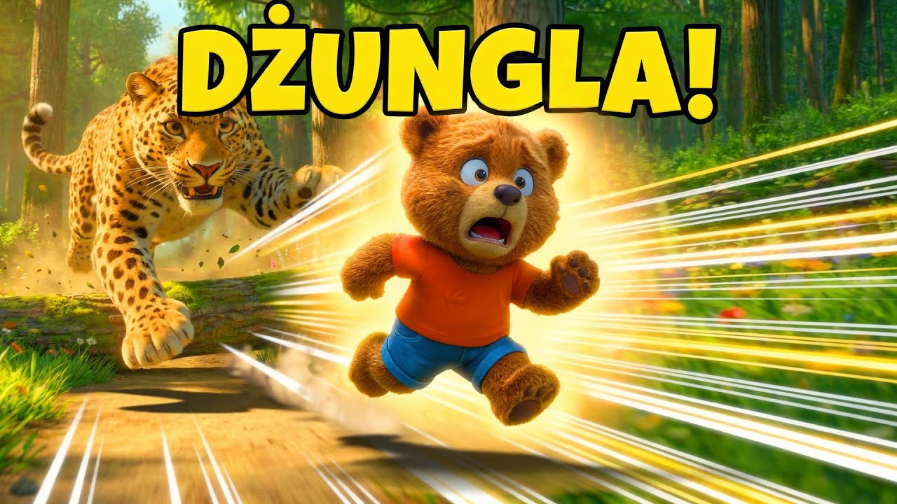 Interaktywne Ćwiczenia dla Dzieci z pokazywaniem | Wyprawa do Dżungli 🌴Rozgrzewka | Miś Nikoś