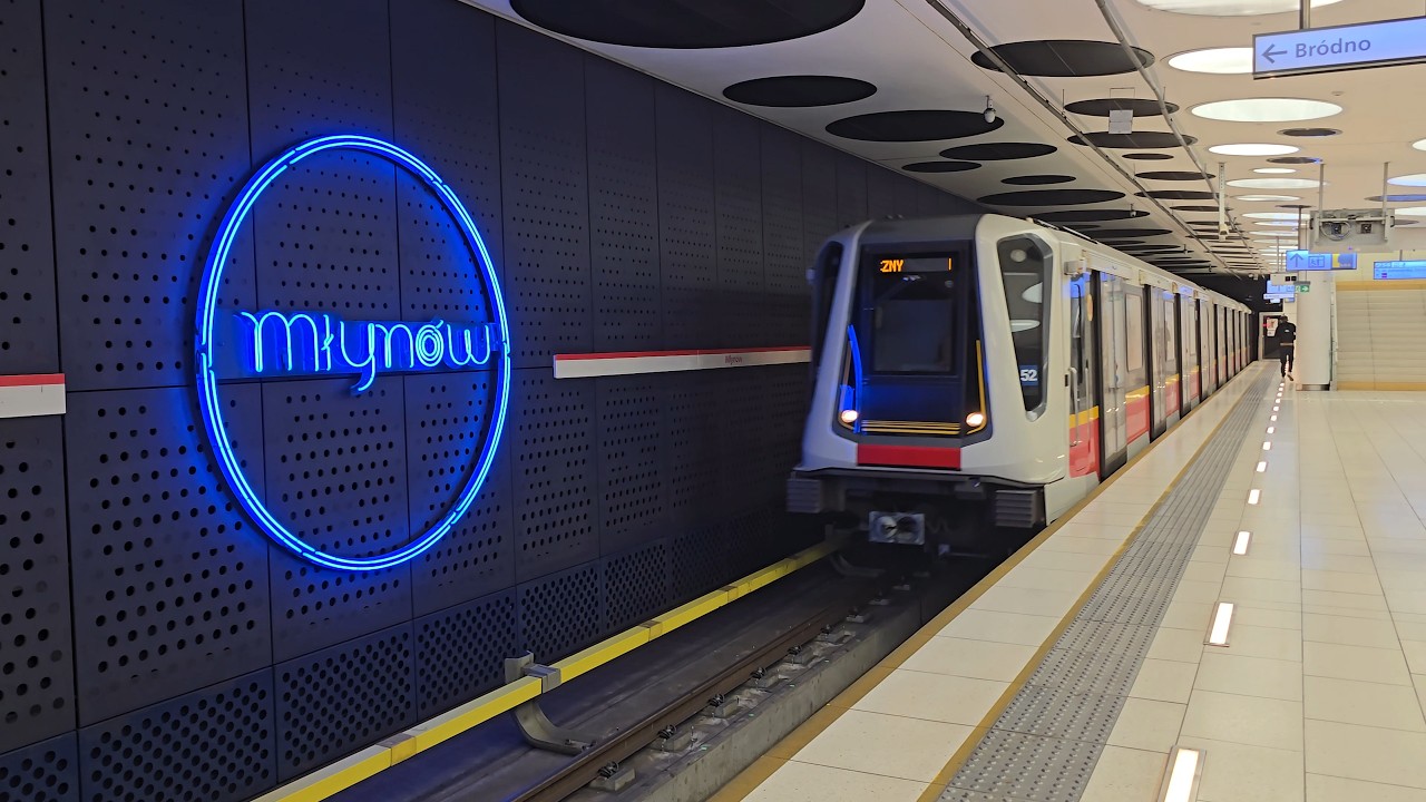Przejazd techniczny | Siemens Inspiro | Młynów  | Warsaw Metro