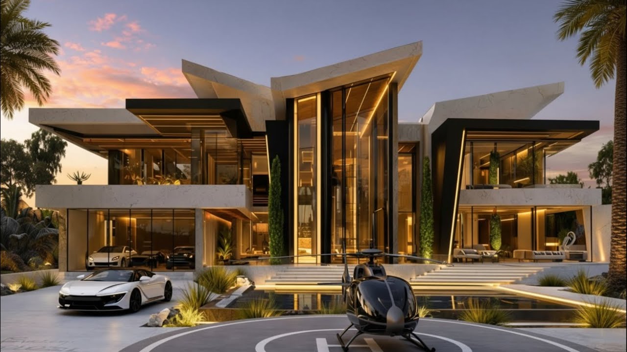 The Future of Ultra-Luxury Living Through an Ultra-Modern AI Mansion