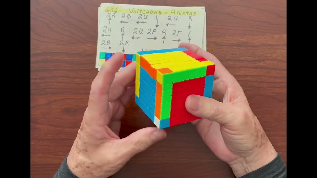 Cubo Rubik’s 8x8, Igualar últimas 2 Aristas 