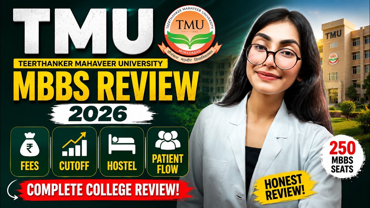 Teerthanker Mahaveer University MBBS Review 2026 | Fees, Cutoff, Hostel & Patient Flow