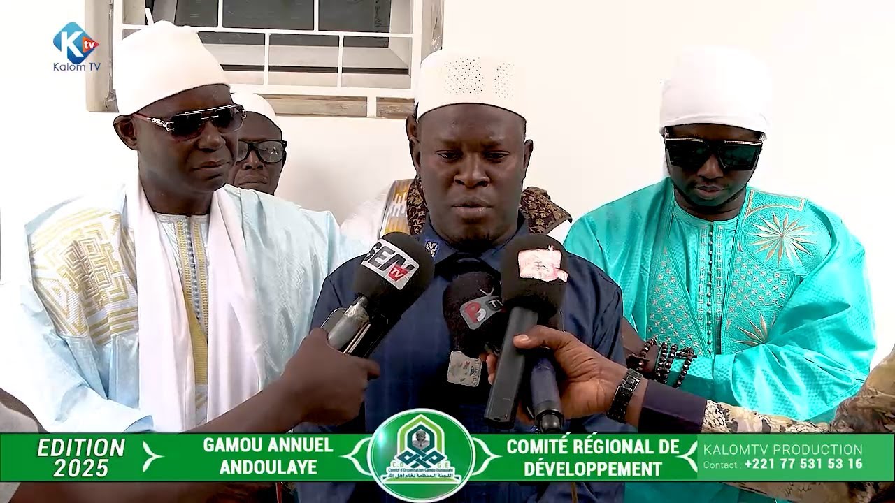 Interviews Comité Régional de Développement du Gamou annuel d’Andoulaye 2025 CRD