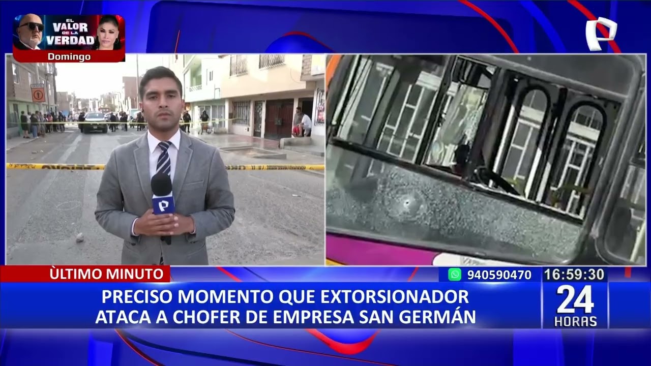 Sicarios disparan contra conductor de la empresa San Germán en SMP