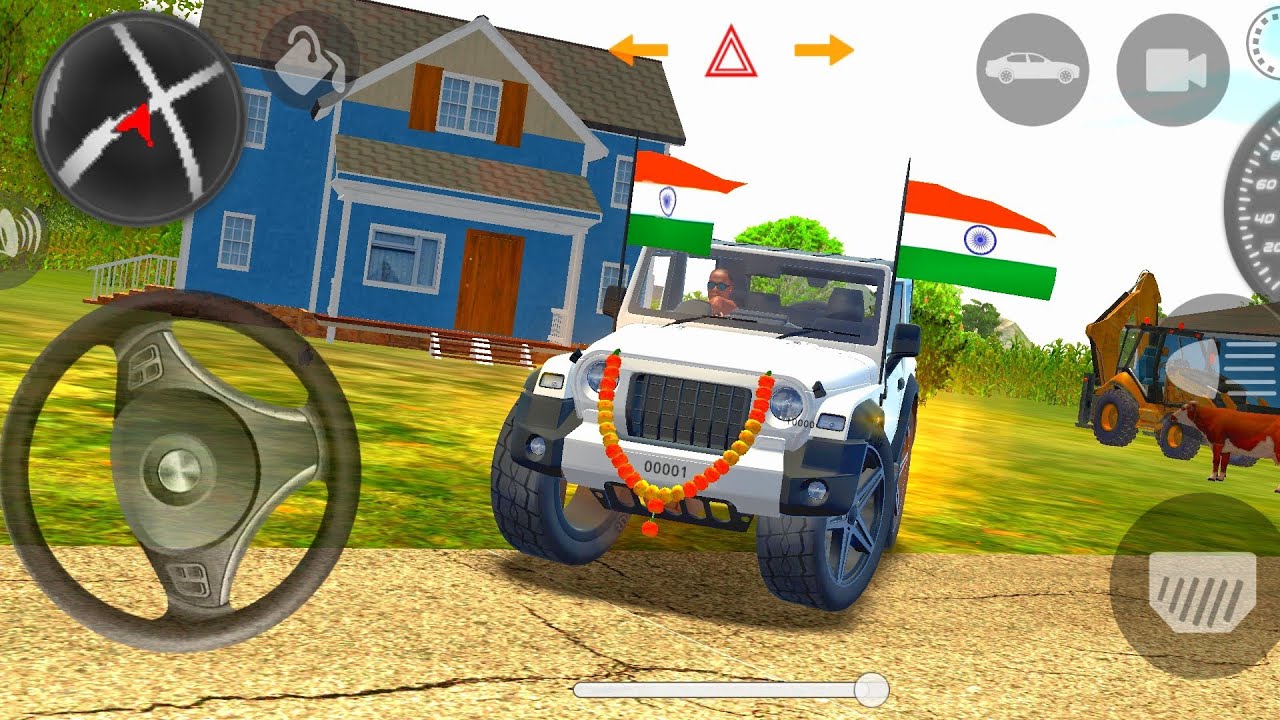 Modified_Thar_Mahindra 😈🔥 Dollar__Remix___⚡Indian_Cars_Simulator_3D_Game_AndroidGameplay