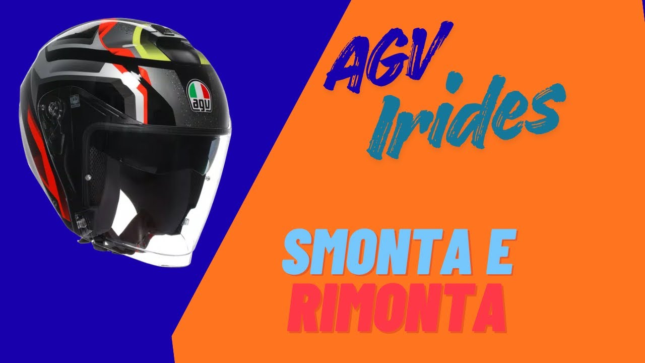 Agv Irides smontare e rimontare gli interni 