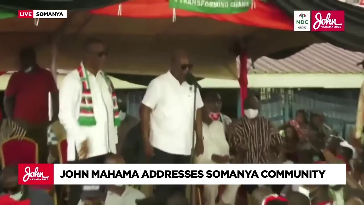 John Mahama on the Move | John Mahama addresses Somanya community