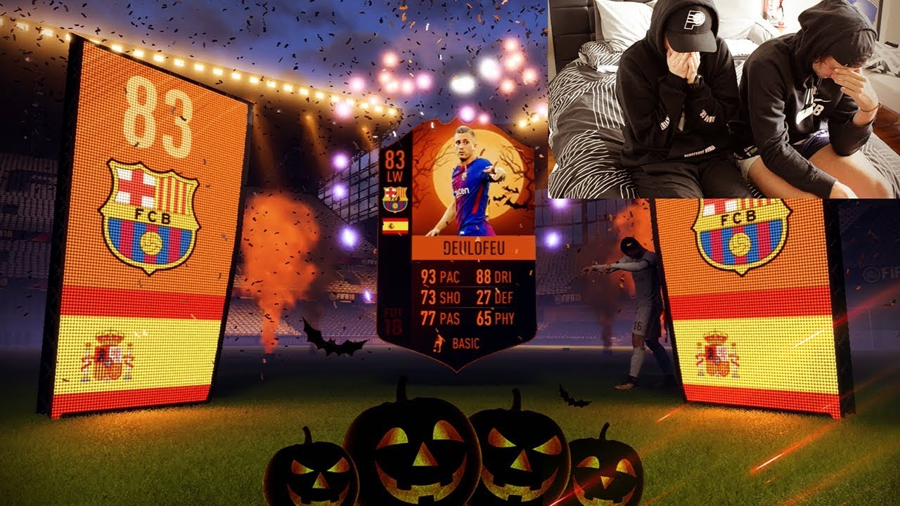 PACKED A ZOMBIE!! FIFA 18 SCREAM PACK OPENING!