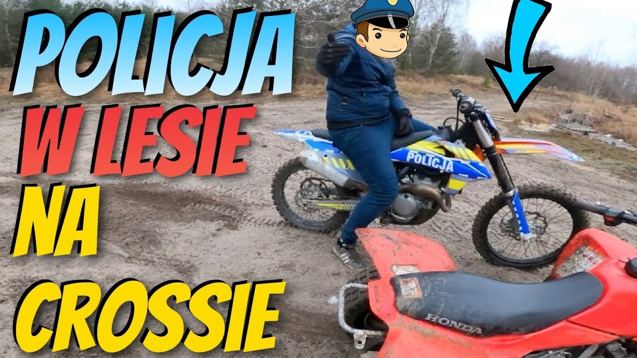 Dawaj 10.000zł ! Młody ucieka Policji po lesie na quadzie ! Policja w lesie na crossie
