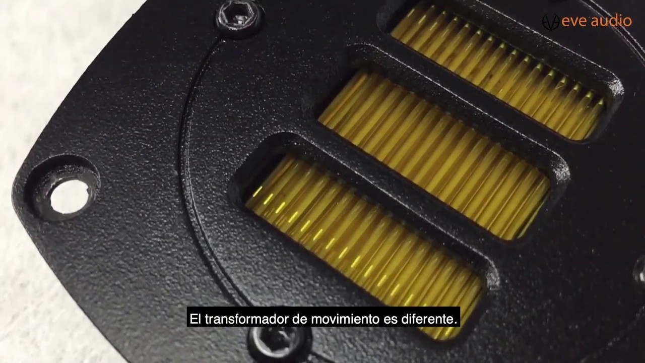 ¿Cómo se diferencia el tweeter de EVE frente a los demás?  | EVE Audio - Air Motion Transformer?