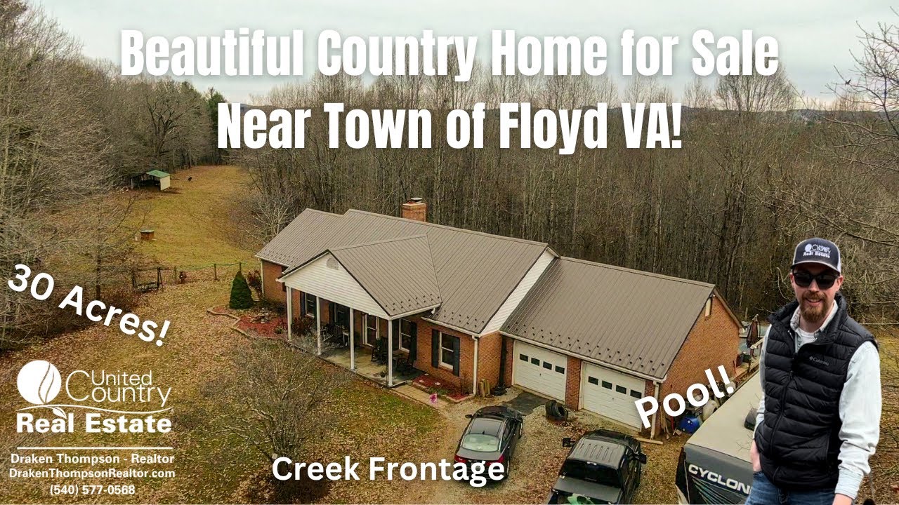 SOLD - Beautiful Country Home for Sale Near Town of Floyd VA!