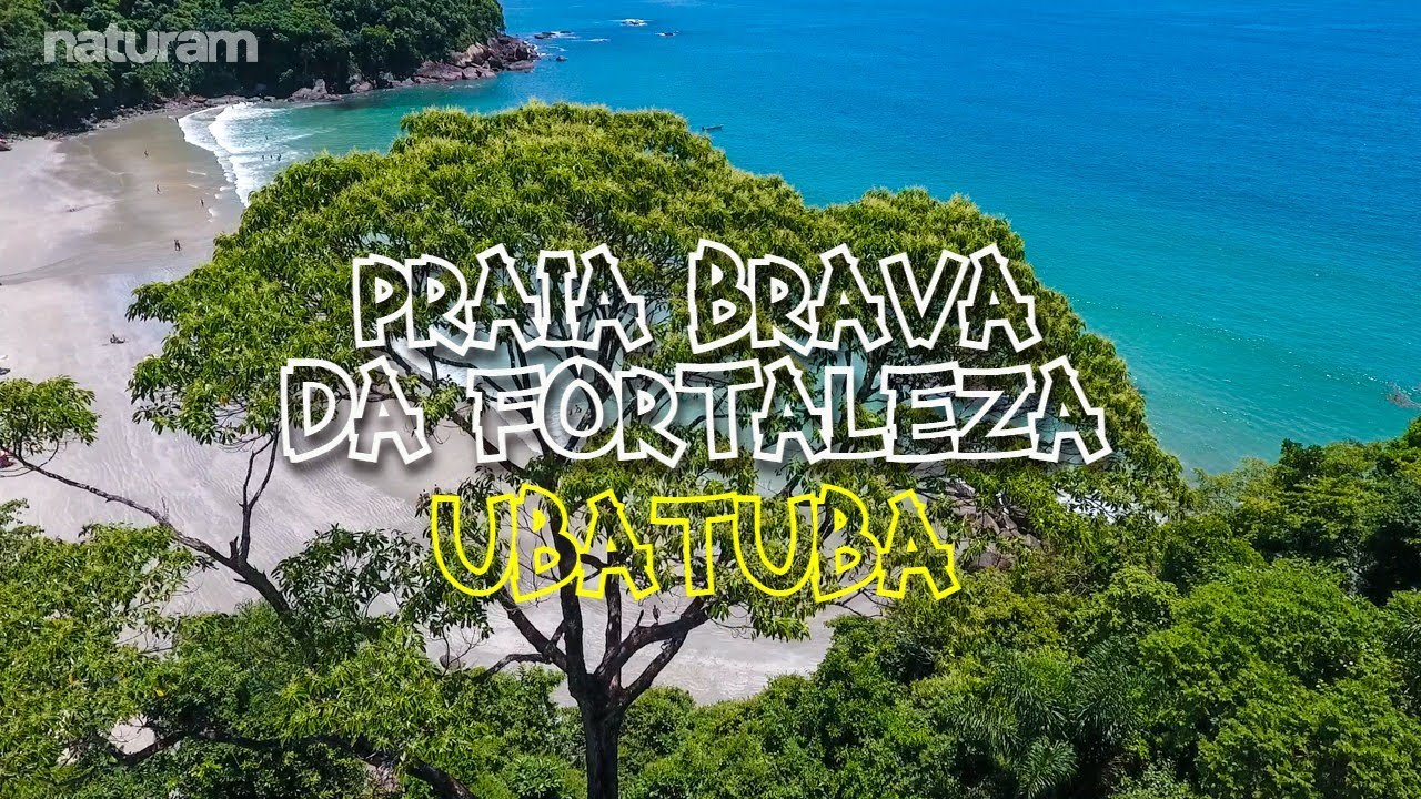 Praia Brava da Fortaleza Ubatuba: isolada, para quem curte praias tranquilas, ao lado da Fortaleza!