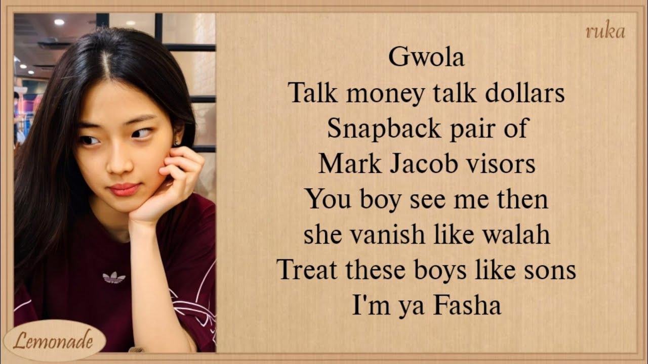 BABYMONSTER RUKA Feel Good & Gwola Lyrics