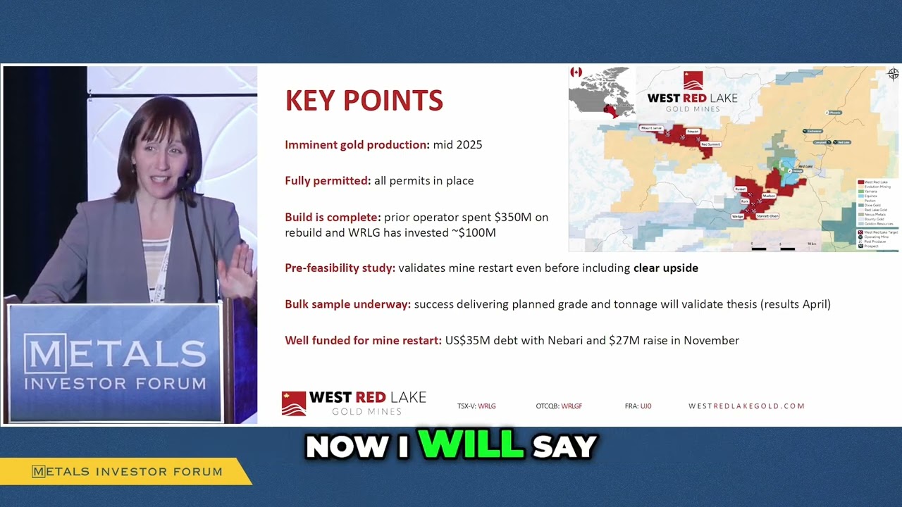 Gwen Preston MIF Presentation Clip:  Why It Makes A Lot of Sense to Restart this Mine Now
