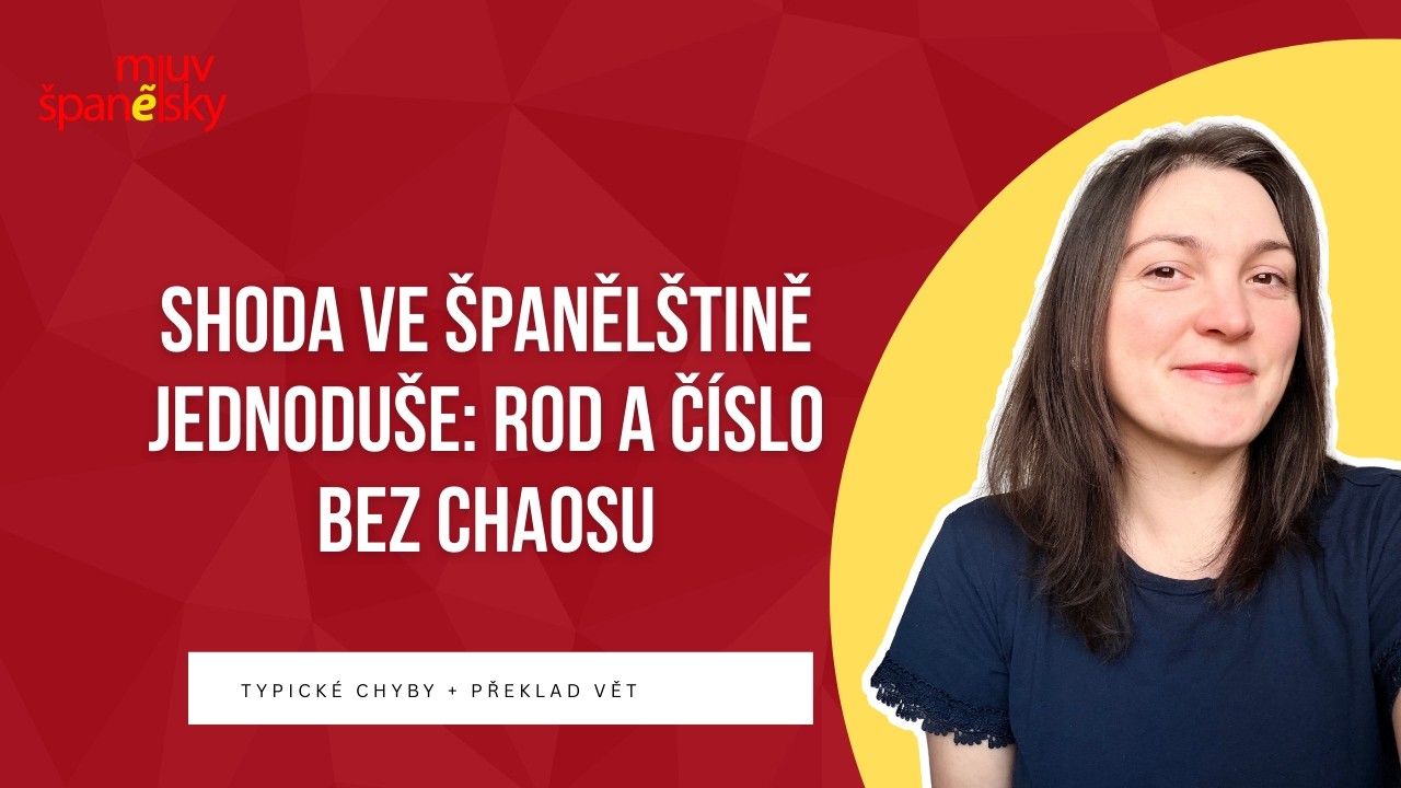 Nejčastější chyba začátečníků: Shoda podstatného a přídavného jména ve španělštině