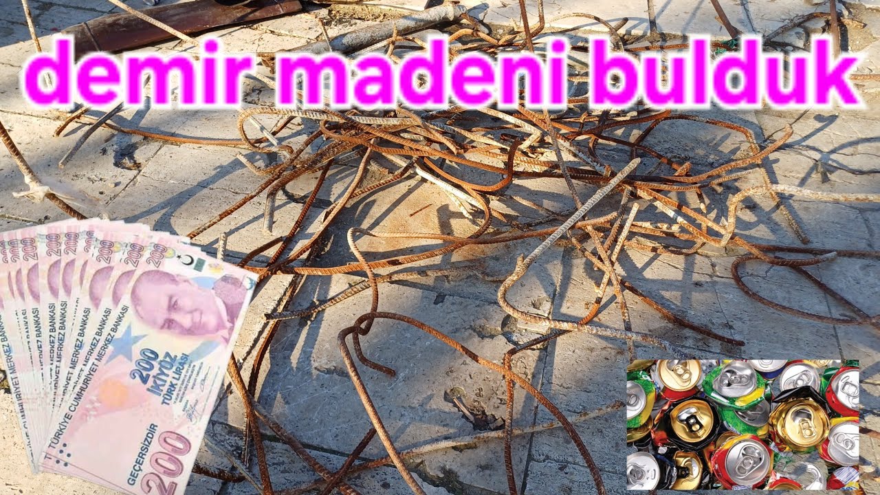 demir yığını bulduk. #scrap #ekgelir #hurdatoplama #parakazanma #demir #hurda