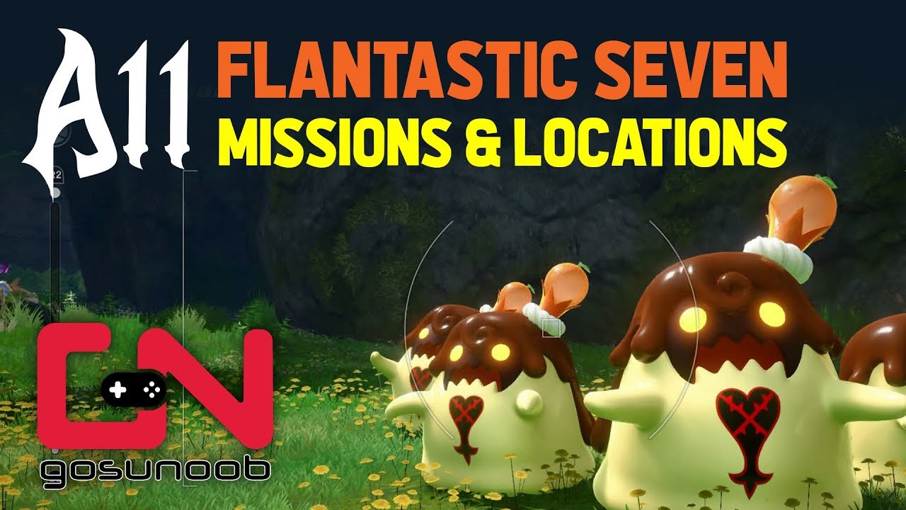 Kingdom Hearts 3 - All Flantastic Seven Locations & Missions - Flanmeister Trophy