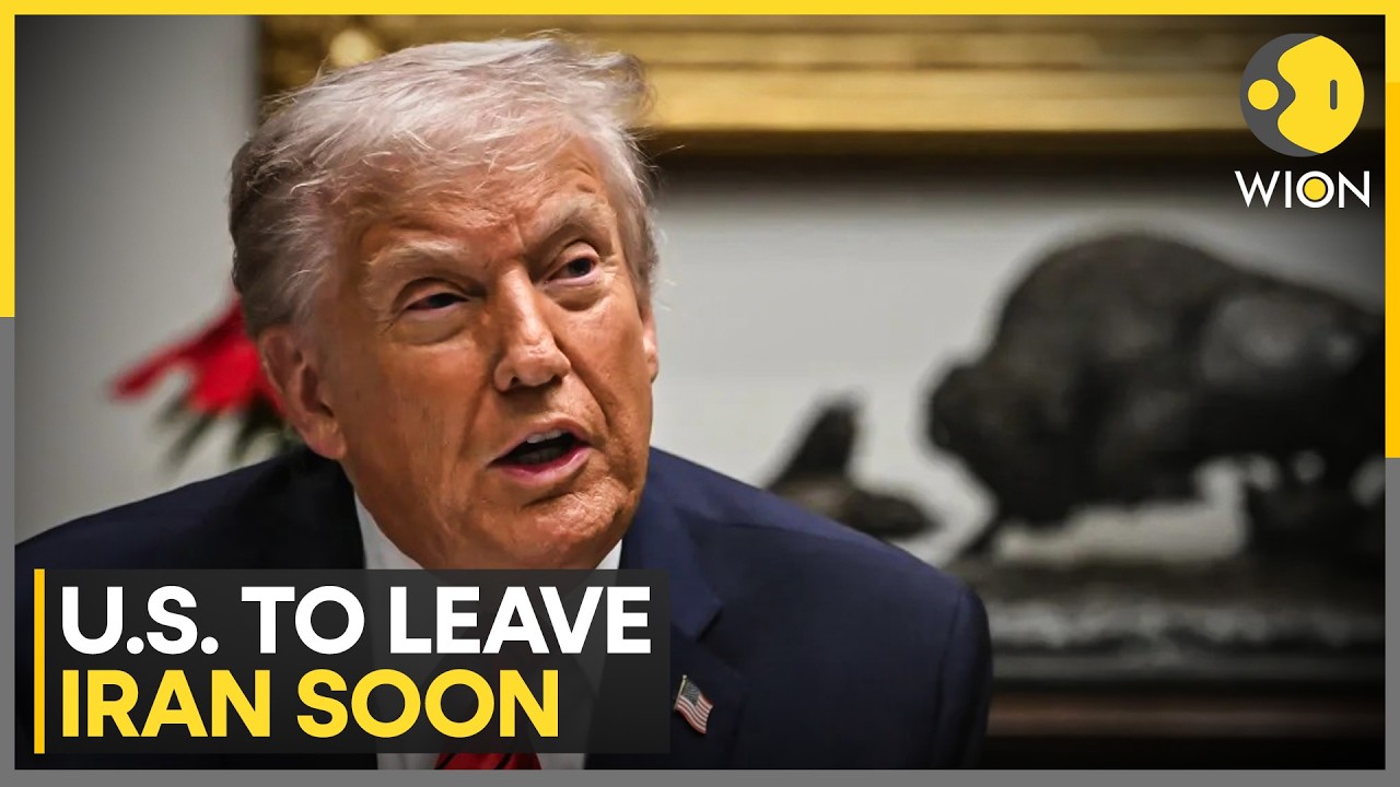 US-Iran War | Trump: US Leaving Iran Soon | Iran Has 'Will' to End War | WION