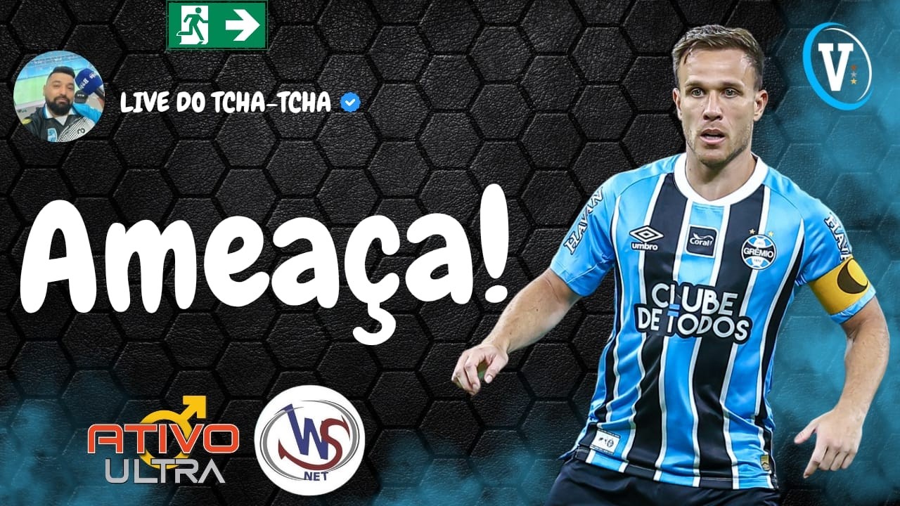 LIVE DO TCHA-TCHA! #236! ARTHUR AMEAÇADO? | INTER VAI A FGF! #gremio