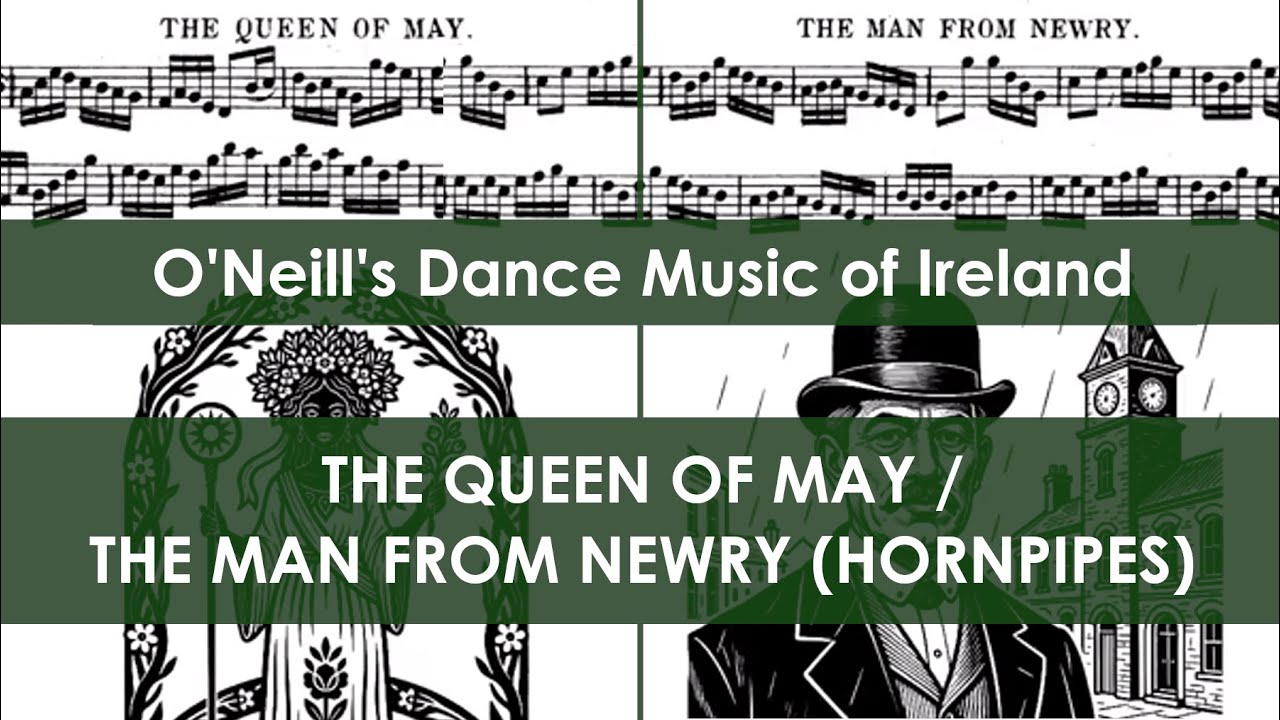 DMOI909-910 Queen of May/Man from Newry (Hornpipes) on Irish tenor banjo