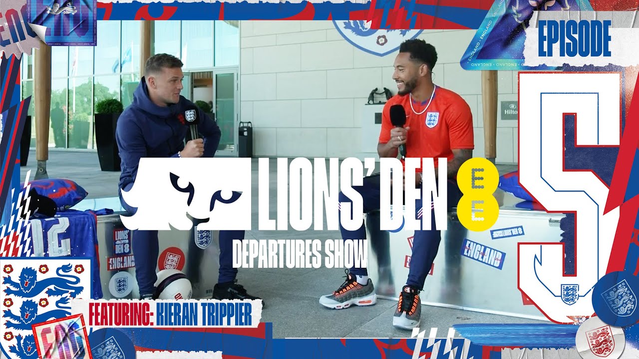 Players Depart St. George's Park & Head For London 🏟 Ep. 5 | Lions' Den Connected By EE