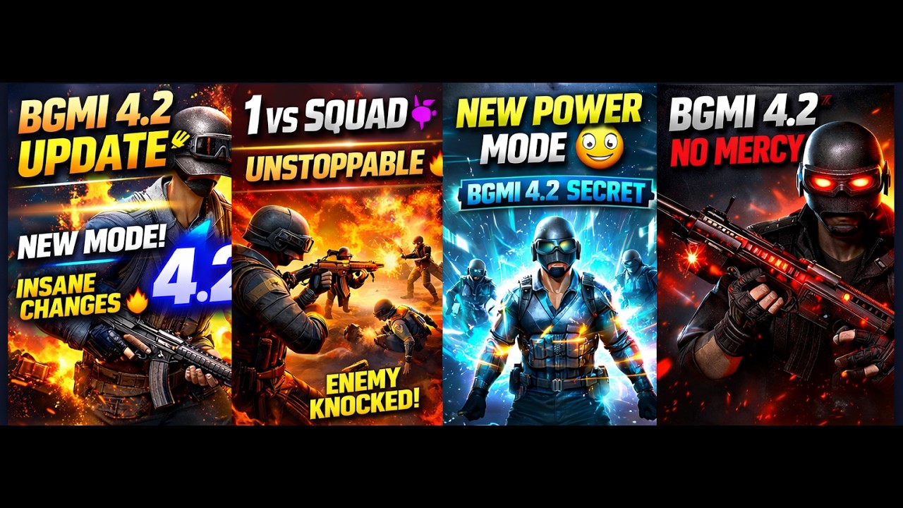 BGMI 4.2 Event Squad Gameplay | Frosty Funland Mode | AllinOneGaming Live Stream #119 | Telugu Gamer