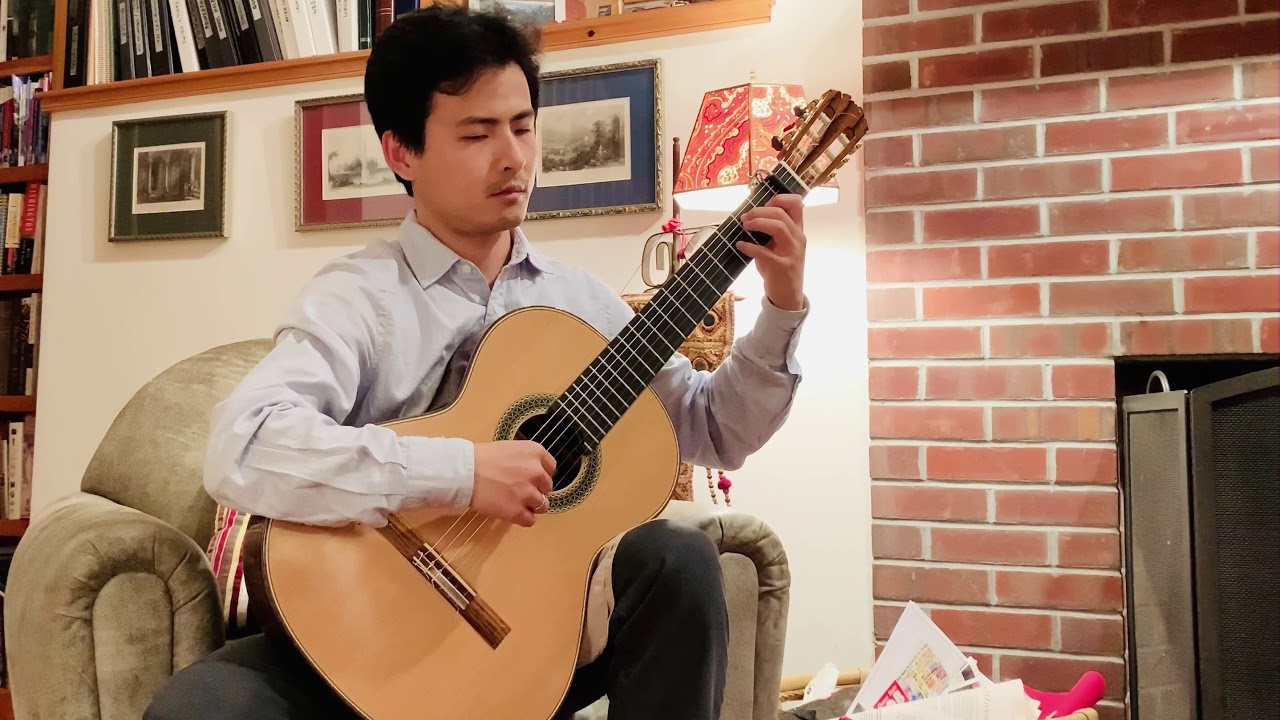 Bin Hu performs the Sarabande from Partita BWV 1004