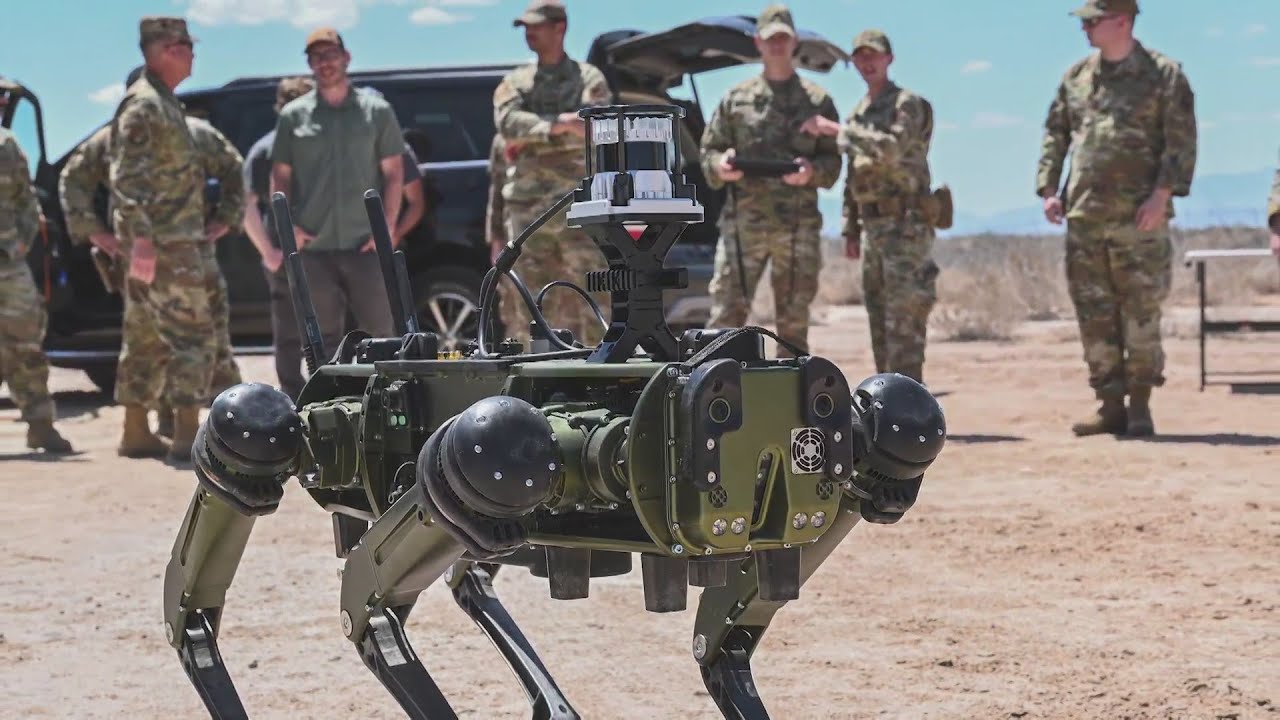 Holloman Air Force Base tests new robotic dogs