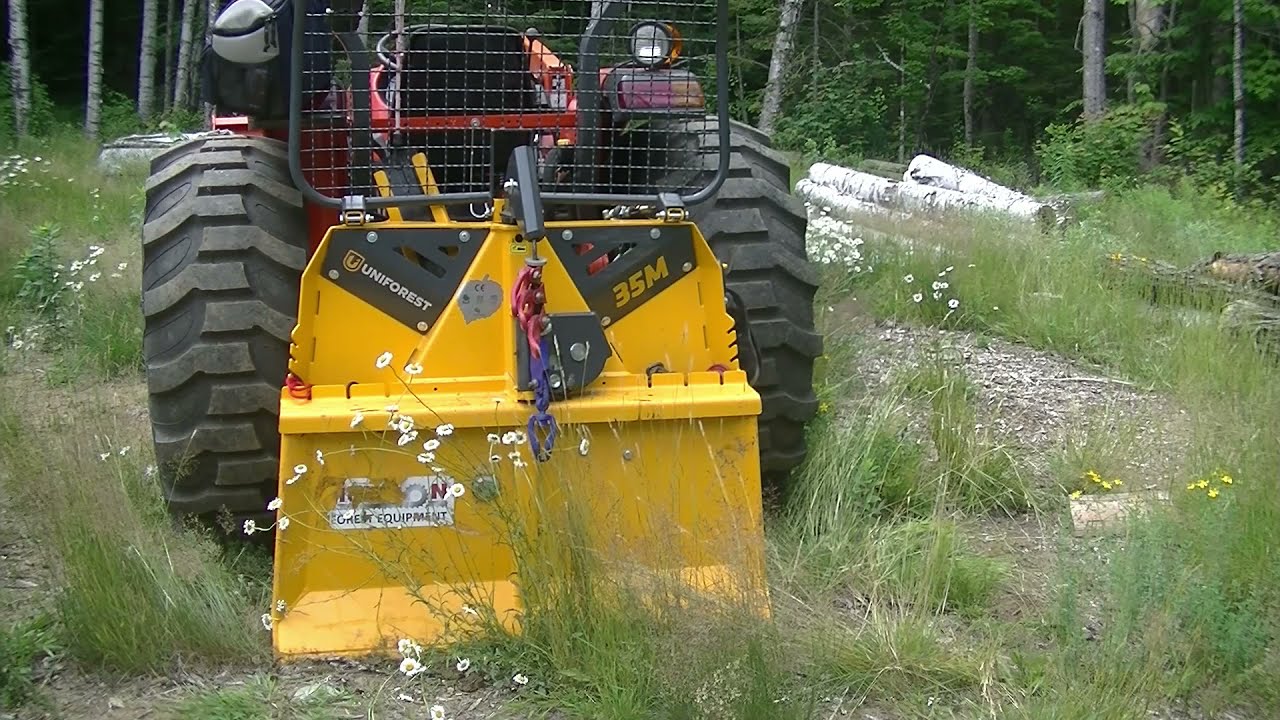 141 Hudson Uniforest 35M Logging Winch in Maine