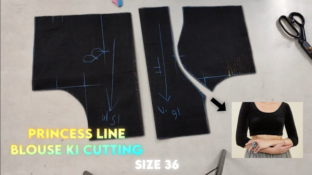 Princess line blouse ki cutting ✂️❤️ 