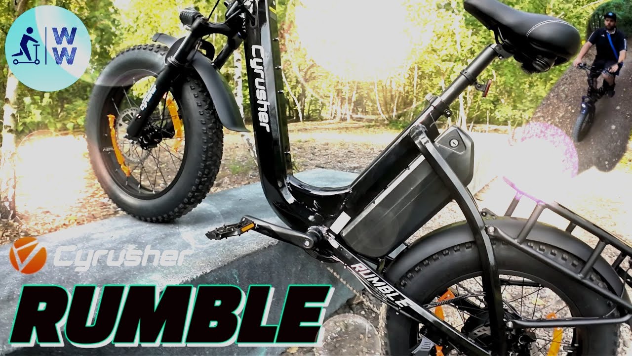 Cyrusher Rumble 🔥65Nm eFatbike 🔥 eBike, Pedelec 48V, 18Ah, 25km/h, 250 Watt, 2024