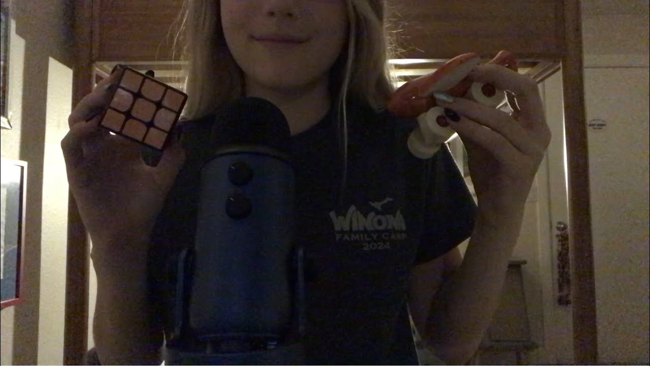 ASMR Nail Tapping AND Whispering