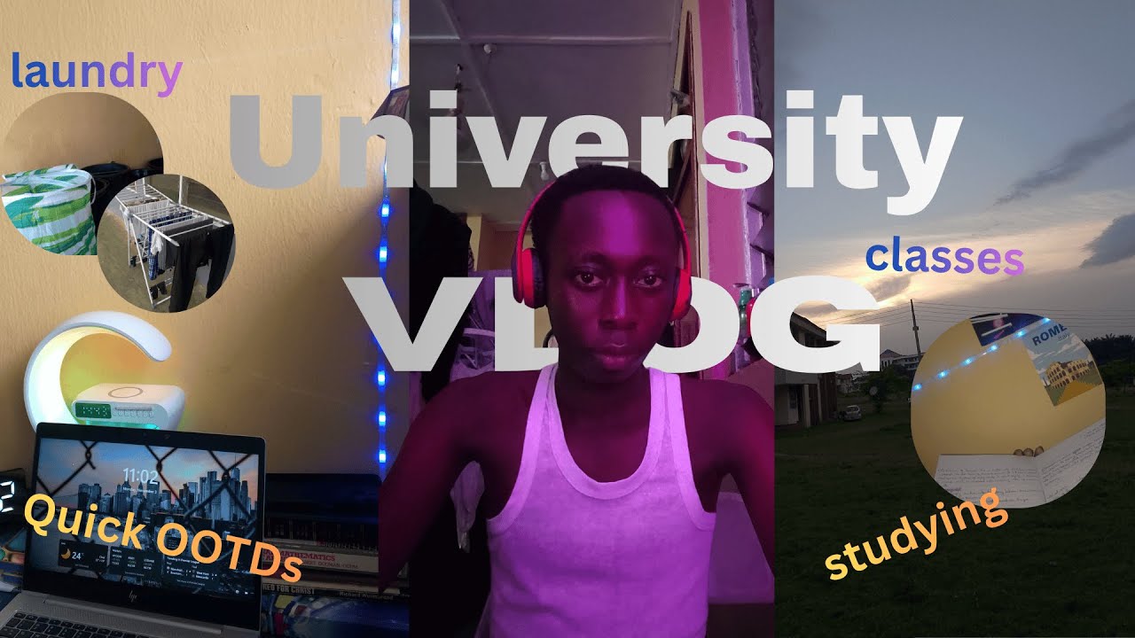 Продуктивные дни в UNI + Жизнь студента частного университета в Нигерии 😫 + учебный видеоблог ✏️📚